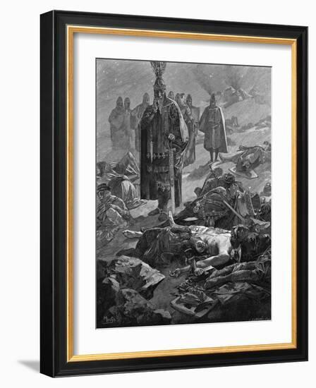 Rudolf Defeats Otakar-Alphonse Mucha-Framed Art Print