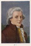 Johann Strauss (Younger) Austrian Musician-Rudolf Klingsbogl-Framed Art Print