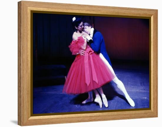 Rudolf Nureyev and Margot Fonteyn in Frederick Ashton's Marguerite and Armand, England-Anthony Crickmay-Framed Premier Image Canvas