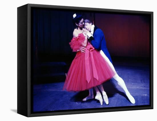 Rudolf Nureyev and Margot Fonteyn in Frederick Ashton's Marguerite and Armand, England-Anthony Crickmay-Framed Premier Image Canvas