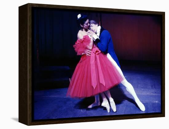 Rudolf Nureyev and Margot Fonteyn in Frederick Ashton's Marguerite and Armand, England-Anthony Crickmay-Framed Premier Image Canvas