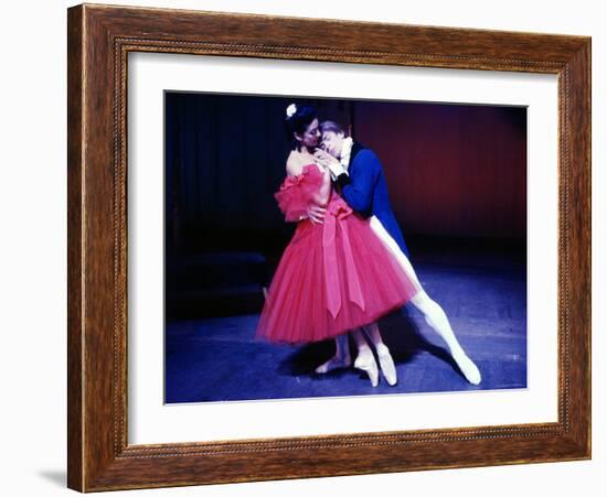 Rudolf Nureyev and Margot Fonteyn in Frederick Ashton's Marguerite and Armand, England-Anthony Crickmay-Framed Photographic Print