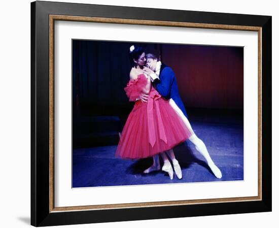 Rudolf Nureyev and Margot Fonteyn in Frederick Ashton's Marguerite and Armand, England-Anthony Crickmay-Framed Photographic Print