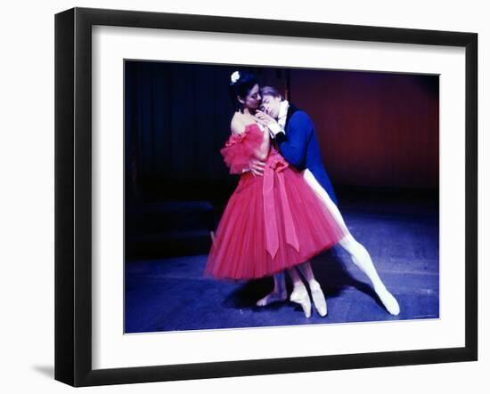 Rudolf Nureyev and Margot Fonteyn in Frederick Ashton's Marguerite and Armand, England-Anthony Crickmay-Framed Photographic Print