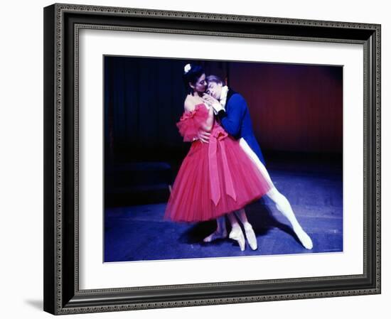 Rudolf Nureyev and Margot Fonteyn in Frederick Ashton's Marguerite and Armand, England-Anthony Crickmay-Framed Photographic Print