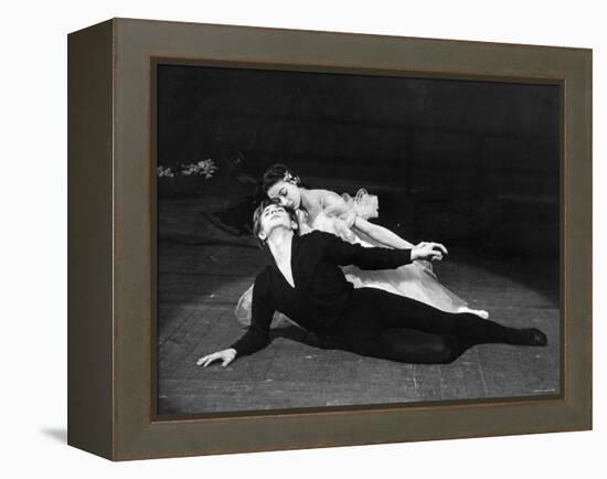 Rudolf Nureyev and Margot Fonteyn in Giselle, England-Anthony Crickmay-Framed Premier Image Canvas