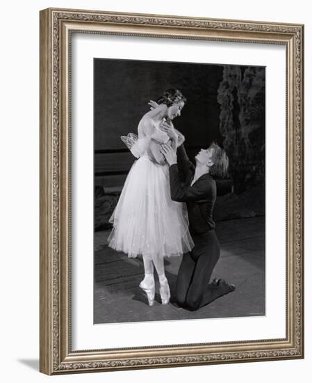 Rudolf Nureyev and Margot Fonteyn in Giselle, England-Anthony Crickmay-Framed Premium Photographic Print