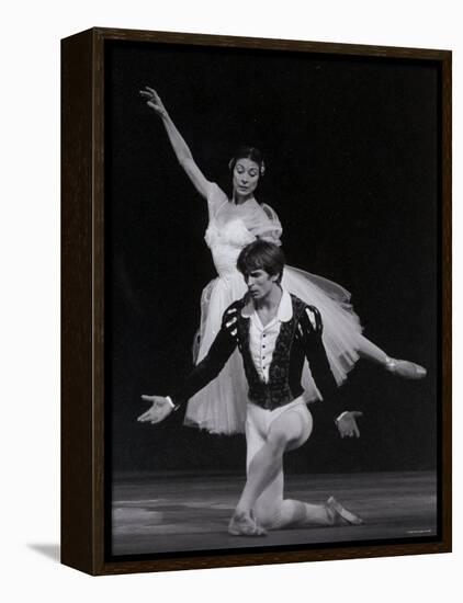 Rudolf Nureyev and Margot Fonteyn in Giselle, England-Anthony Crickmay-Framed Premier Image Canvas