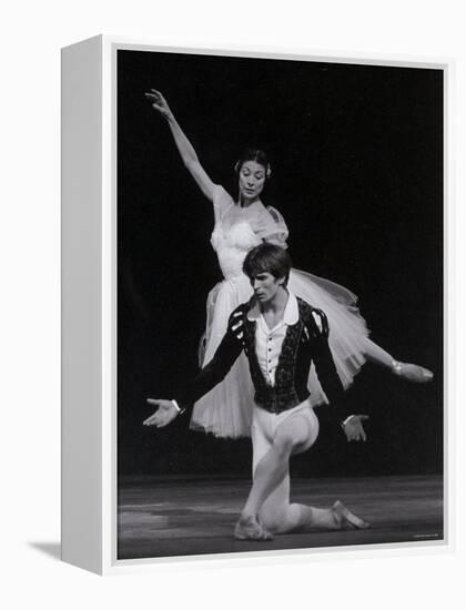 Rudolf Nureyev and Margot Fonteyn in Giselle, England-Anthony Crickmay-Framed Premier Image Canvas