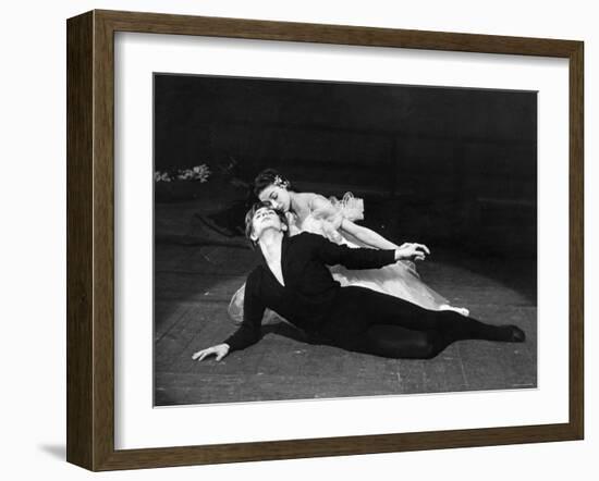 Rudolf Nureyev and Margot Fonteyn in Giselle, England-Anthony Crickmay-Framed Photographic Print