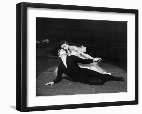 Rudolf Nureyev and Margot Fonteyn in Giselle, England-Anthony Crickmay-Framed Photographic Print