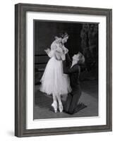 Rudolf Nureyev and Margot Fonteyn in Giselle, England-Anthony Crickmay-Framed Photographic Print