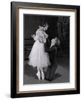 Rudolf Nureyev and Margot Fonteyn in Giselle, England-Anthony Crickmay-Framed Photographic Print