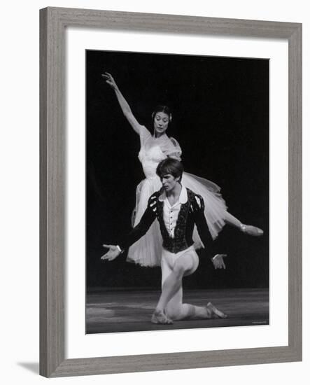 Rudolf Nureyev and Margot Fonteyn in Giselle, England-Anthony Crickmay-Framed Photographic Print