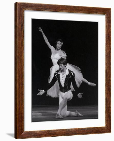 Rudolf Nureyev and Margot Fonteyn in Giselle, England-Anthony Crickmay-Framed Photographic Print