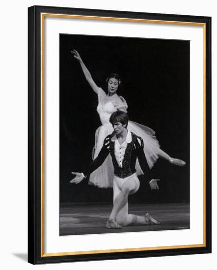 Rudolf Nureyev and Margot Fonteyn in Giselle, England-Anthony Crickmay-Framed Photographic Print