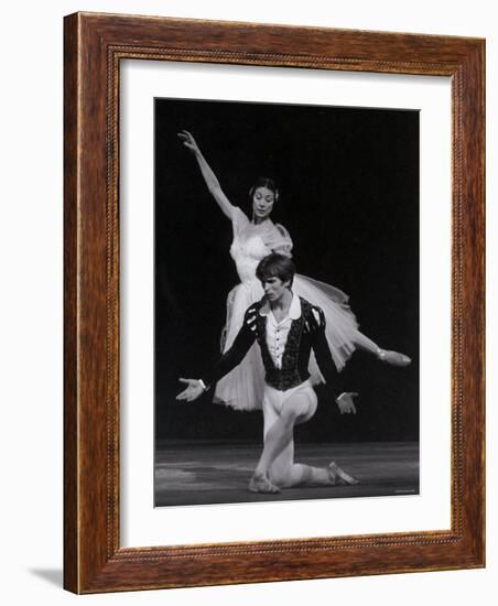 Rudolf Nureyev and Margot Fonteyn in Giselle, England-Anthony Crickmay-Framed Photographic Print