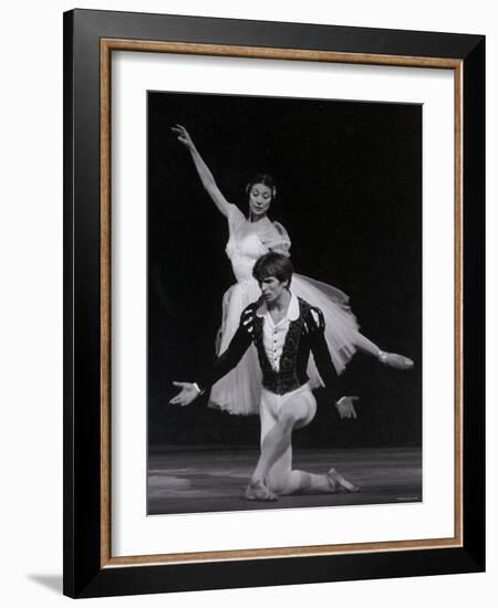 Rudolf Nureyev and Margot Fonteyn in Giselle, England-Anthony Crickmay-Framed Photographic Print