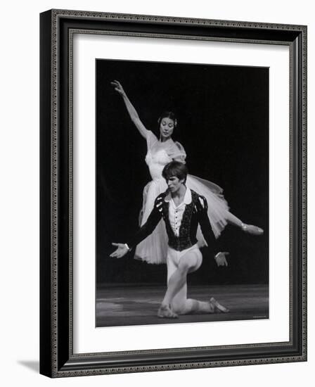 Rudolf Nureyev and Margot Fonteyn in Giselle, England-Anthony Crickmay-Framed Photographic Print