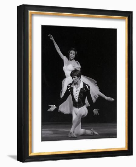 Rudolf Nureyev and Margot Fonteyn in Giselle, England-Anthony Crickmay-Framed Photographic Print