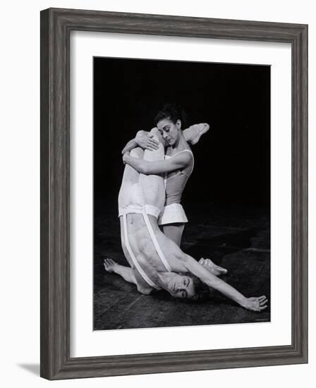 Rudolf Nureyev and Margot Fonteyn in Paradise Lost, England-Anthony Crickmay-Framed Photographic Print