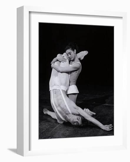 Rudolf Nureyev and Margot Fonteyn in Paradise Lost, England-Anthony Crickmay-Framed Photographic Print