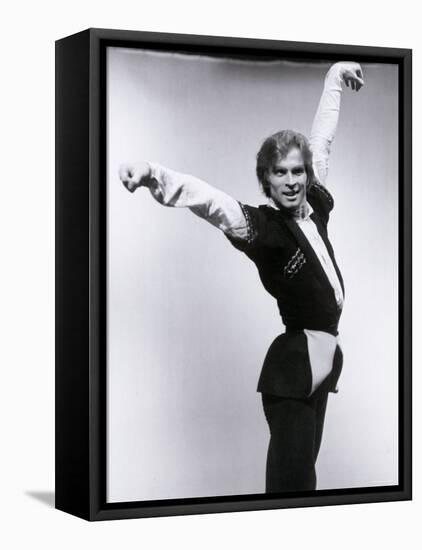 Rudolf Nureyev Rehearsing For a Televised Performance of Gayane-Anthony Crickmay-Framed Premier Image Canvas