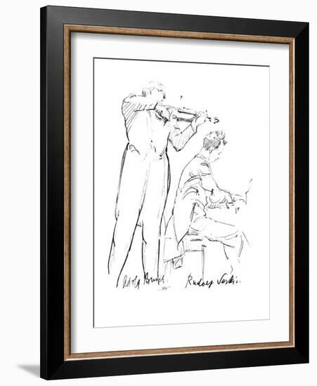 Rudolf Serkin (1903-1991)-Hilda Wiener-Framed Giclee Print