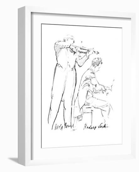 Rudolf Serkin (1903-1991)-Hilda Wiener-Framed Giclee Print
