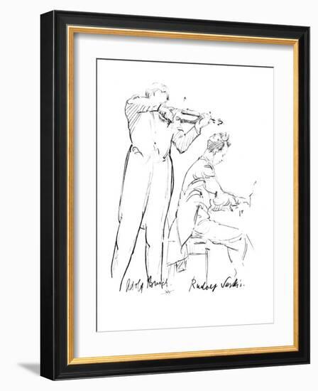 Rudolf Serkin (1903-1991)-Hilda Wiener-Framed Giclee Print