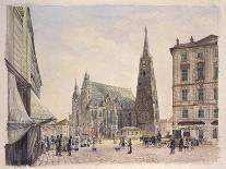 Saint Stephen's Cathedral in Vienna, 1832-Rudolf Von Alt-Art Print