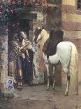 An Arab in a Palace Interior-Rudolph Ernst-Framed Giclee Print