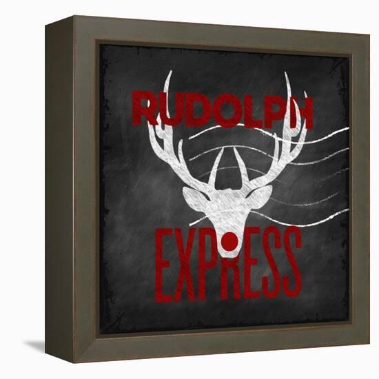 Rudolph Express-null-Framed Premier Image Canvas