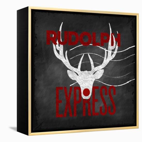 Rudolph Express-null-Framed Premier Image Canvas