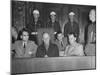 Rudolph Hess, Joachim Von Ribbentrop and Hermann Goering Sitting in the Defendents Box-Ralph Morse-Mounted Photographic Print