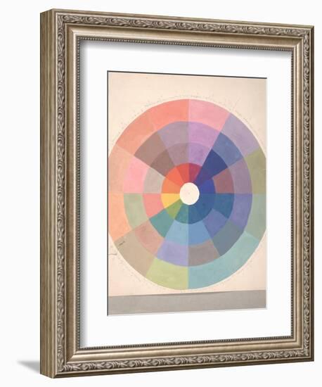 Rudolph Schaeffer, Color Wheel; Archive of American Art-null-Framed Premium Giclee Print