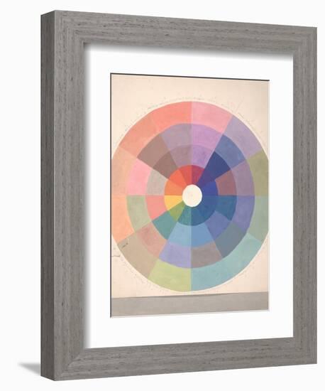 Rudolph Schaeffer, Color Wheel; Archive of American Art-null-Framed Art Print