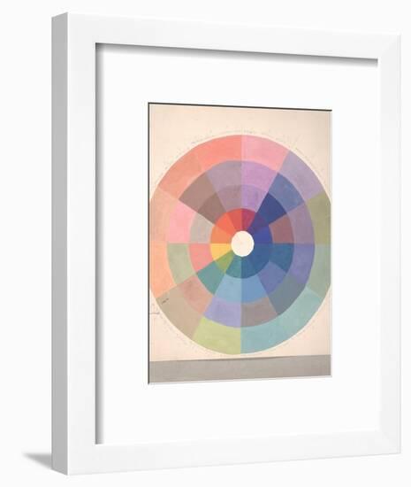 Rudolph Schaeffer, Color Wheel; Archive of American Art-null-Framed Art Print