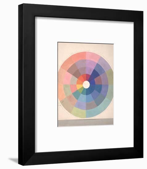 Rudolph Schaeffer, Color Wheel; Archive of American Art-null-Framed Art Print