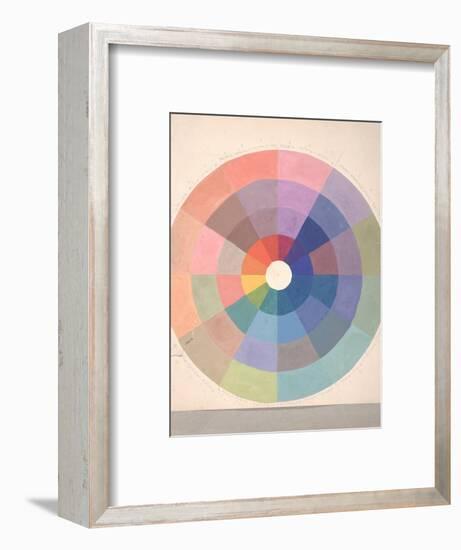 Rudolph Schaeffer, Color Wheel; Archive of American Art-null-Framed Art Print