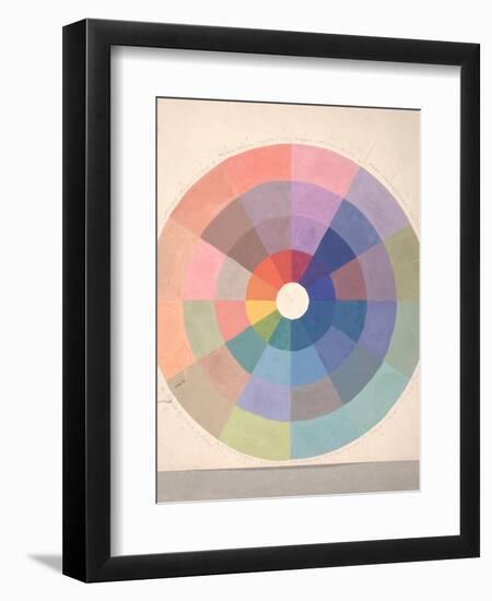 Rudolph Schaeffer, Color Wheel; Archive of American Art-null-Framed Art Print