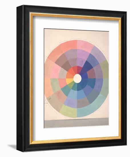 Rudolph Schaeffer, Color Wheel; Archive of American Art--Framed Art Print