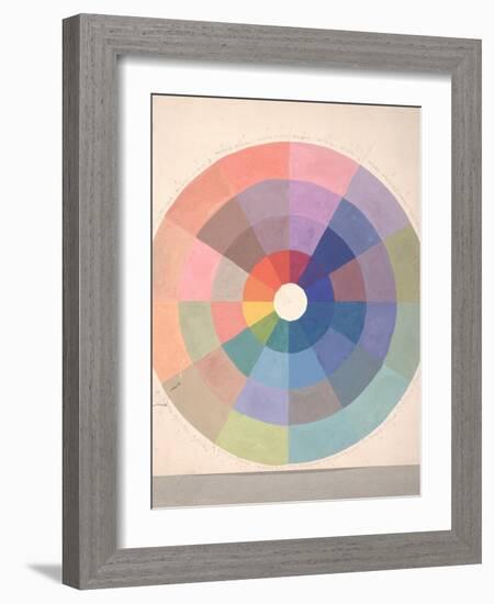 Rudolph Schaeffer, Color Wheel; Archive of American Art-null-Framed Art Print