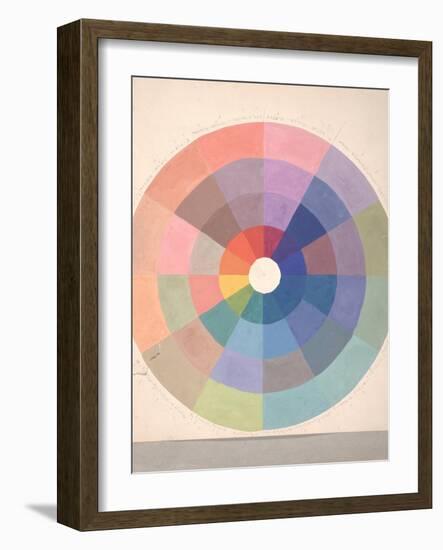 Rudolph Schaeffer, Color Wheel; Archive of American Art-null-Framed Art Print