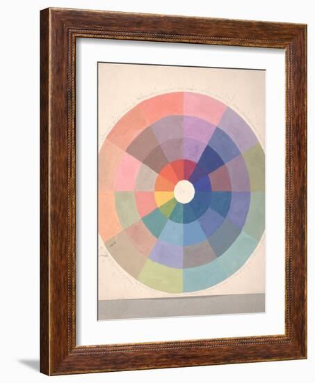 Rudolph Schaeffer, Color Wheel; Archive of American Art-null-Framed Art Print