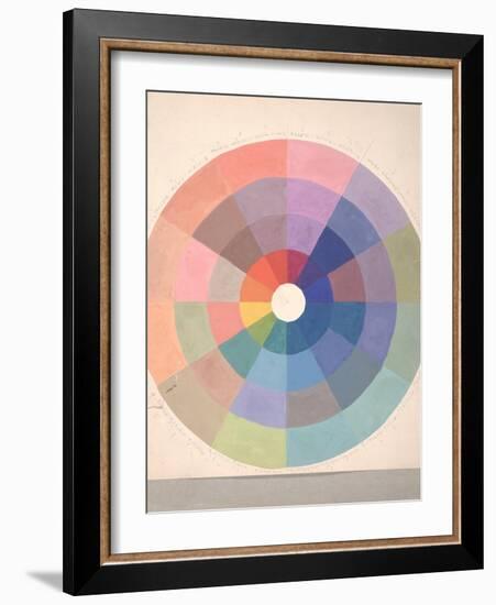 Rudolph Schaeffer, Color Wheel; Archive of American Art-null-Framed Art Print