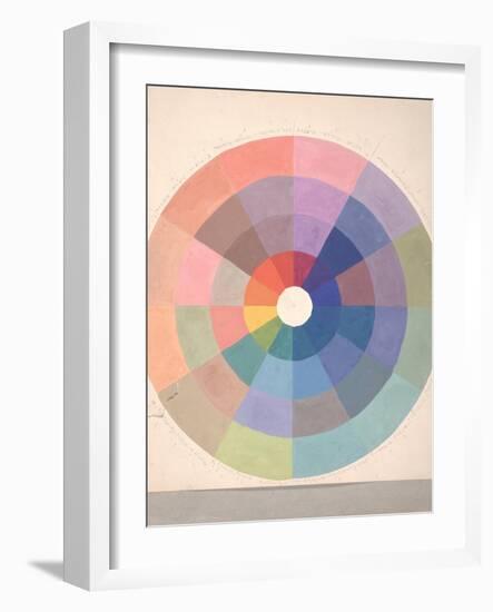 Rudolph Schaeffer, Color Wheel; Archive of American Art-null-Framed Art Print