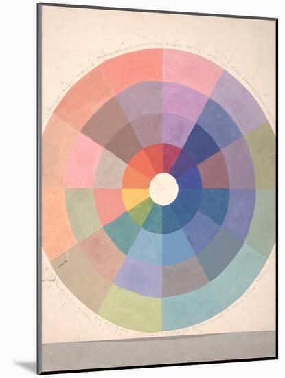 Rudolph Schaeffer, Color Wheel; Archive of American Art-null-Mounted Art Print