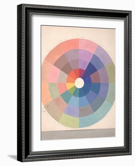 Rudolph Schaeffer, Color Wheel; Archive of American Art-null-Framed Art Print