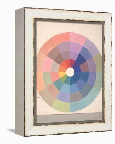 Rudolph Schaeffer, Color Wheel; Archive of American Art-null-Framed Stretched Canvas